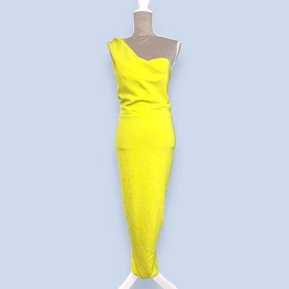 ISSUE NY 11512 dress in Chartreuse Size L - Picture 1 of 14